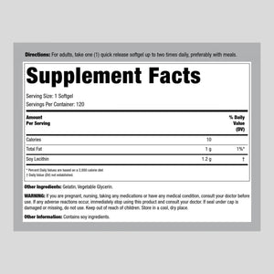 LINDBERG - Lindberg Lecithin 1200Mg. 120 Capsulas Blandas - The Red Vitamin MX - Suplementos Alimenticios - {{ shop.shopifyCountryName }}