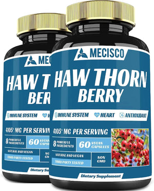 MECISCO - Mecisco Hawthorn Berry Extract Supplement 4105Mg. 60 Capsulas 2 Pack - The Red Vitamin MX - Suplementos Alimenticios - {{ shop.shopifyCountryName }}