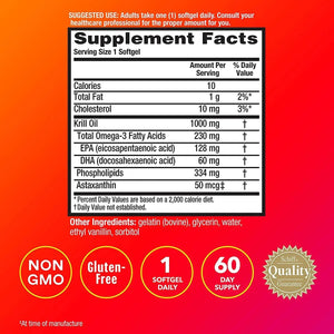 MEGARED - MegaRed Ultra Strength Omega 3 Antarctic Krill Oil 1000Mg. 60 Capsulas Blandas - The Red Vitamin MX - Suplementos Alimenticios - {{ shop.shopifyCountryName }}