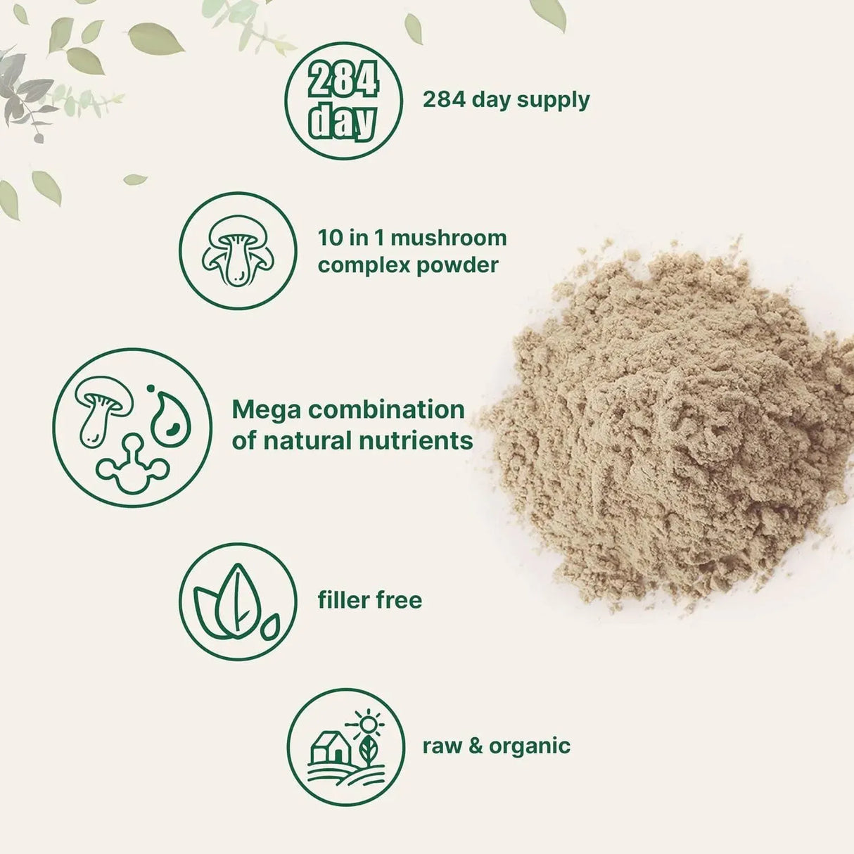 MICRO INGREDIENTS - Micro Ingredients Organic Mega Mushroom 10 in 1 Complex 10Oz. - The Red Vitamin MX - Suplementos Alimenticios - {{ shop.shopifyCountryName }}