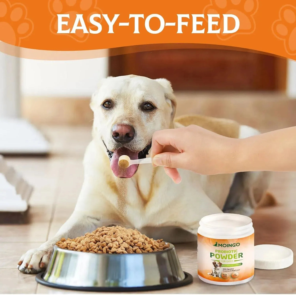 MOINGO - Moingo Probiotics Powder for Dogs 120 Servicios 120Gr. - The Red Vitamin MX - Probióticos Para Perros - {{ shop.shopifyCountryName }}