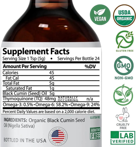MOTHER NATURE - Mother Nature Organic Black Seed Oil 120Ml. - The Red Vitamin MX - Suplementos Alimenticios - {{ shop.shopifyCountryName }}