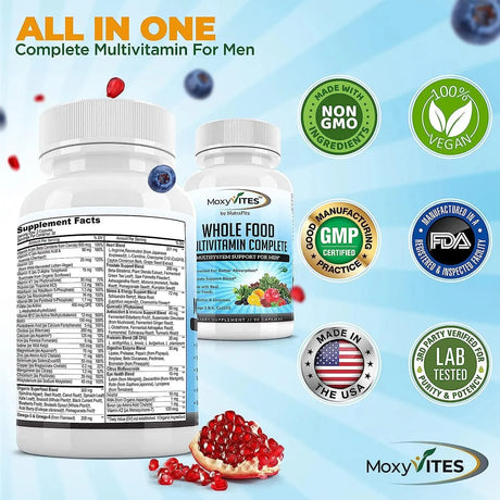 MOXYVITES - MoxyVites Mens Multivitamins 90 Capsulas - The Red Vitamin MX - Suplementos Alimenticios - {{ shop.shopifyCountryName }}