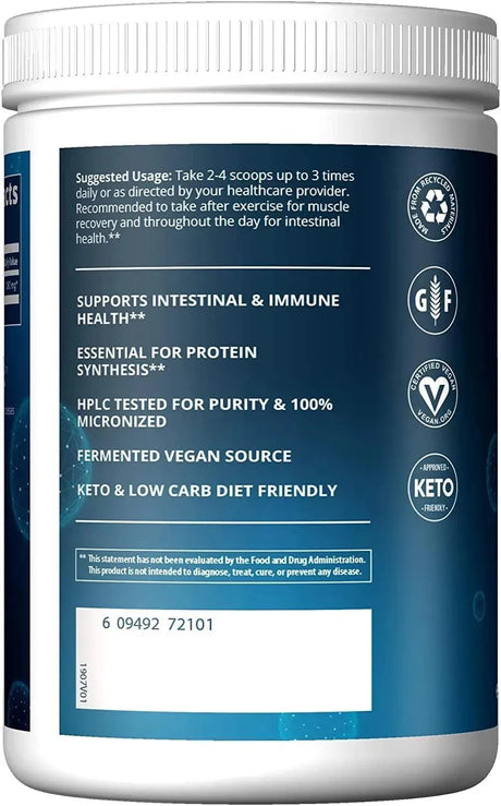 MRM - MRM Nutrition L-Glutamine 5000Mg. 65 Servicios 325Gr. - The Red Vitamin MX - Suplementos Alimenticios - {{ shop.shopifyCountryName }}