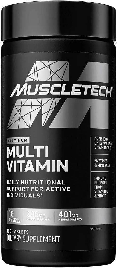 MUSCLETECH - MuscleTech Multivitamin 180 Tabletas - The Red Vitamin MX - Suplementos Alimenticios - {{ shop.shopifyCountryName }}