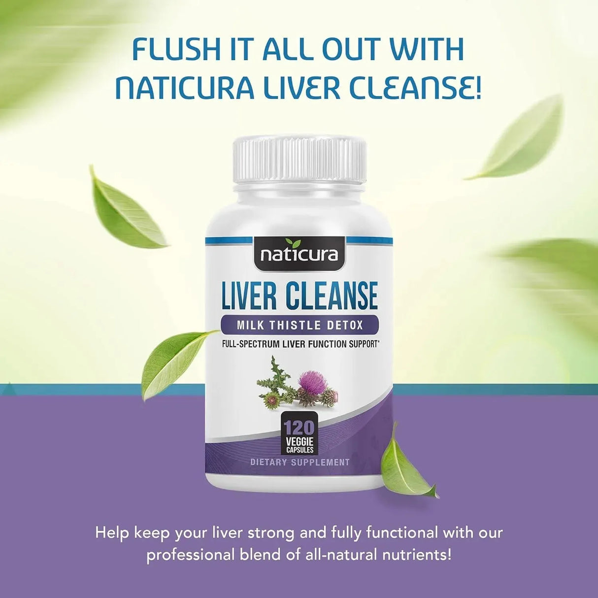 NATICURA - Naticura Liver Cleanse with Milk Thistle 120 Capsulas - The Red Vitamin MX - Suplementos Alimenticios - {{ shop.shopifyCountryName }}