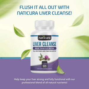 NATICURA - Naticura Liver Cleanse with Milk Thistle 120 Capsulas - The Red Vitamin MX - Suplementos Alimenticios - {{ shop.shopifyCountryName }}