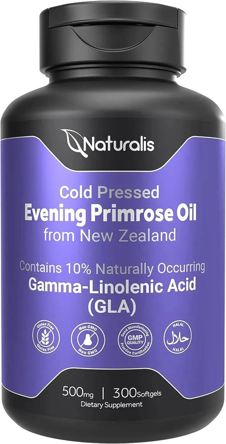 NATURALIS - Naturalis Evening Primrose Oil 500Mg. 300 Capsulas Blandas - The Red Vitamin MX - Suplementos Alimenticios - {{ shop.shopifyCountryName }}