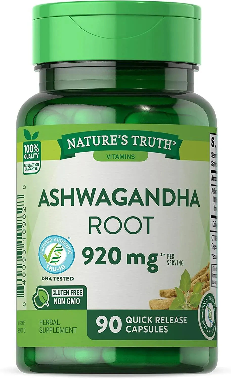 NATURE'S TRUTH - Nature's Truth Ashwagandha 920Mg. 90 Capsulas - The Red Vitamin MX - Suplementos Alimenticios - {{ shop.shopifyCountryName }}