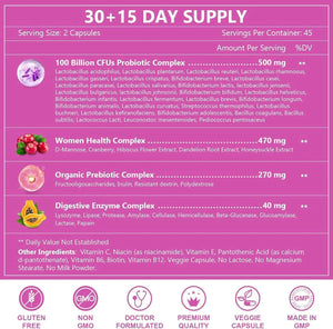 NATURE TARGET - Nature Target Probiotics for Women 100 Billion CFUs 90 Capsulas - The Red Vitamin MX - Suplementos Alimenticios - {{ shop.shopifyCountryName }}