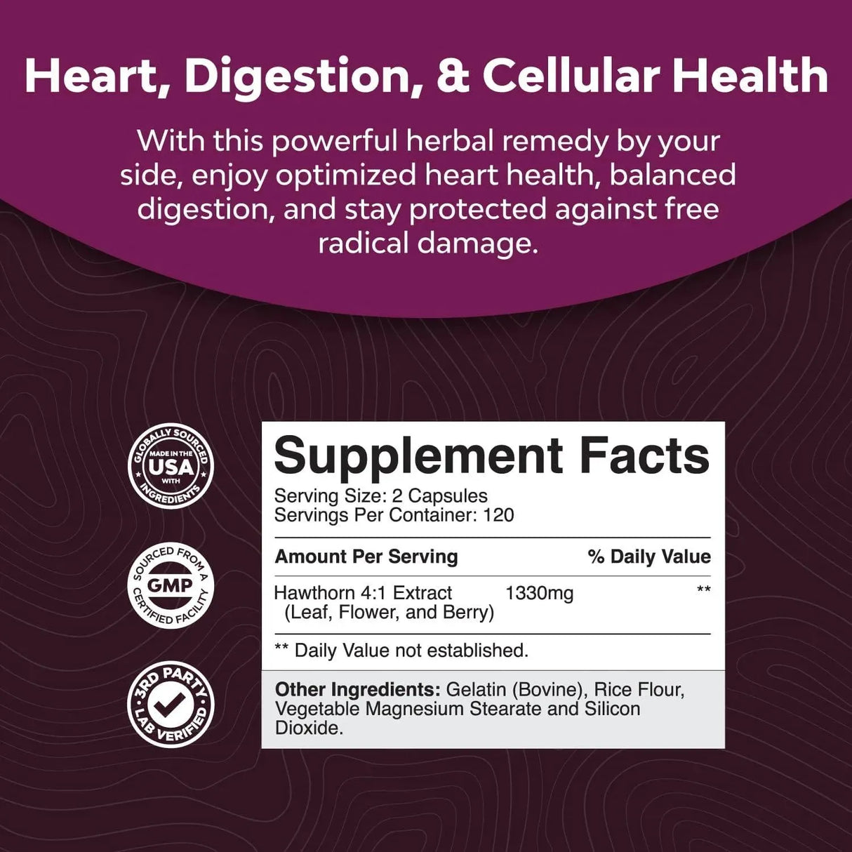 NATURES CRAFT - Natures Craft Extra Strength Hawthorn Berry Capsules 1330Mg. 240 Capsulas - The Red Vitamin MX - Suplementos Alimenticios - {{ shop.shopifyCountryName }}