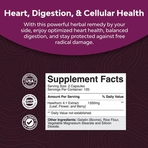 NATURES CRAFT - Natures Craft Extra Strength Hawthorn Berry Capsules 1330Mg. 240 Capsulas - The Red Vitamin MX - Suplementos Alimenticios - {{ shop.shopifyCountryName }}