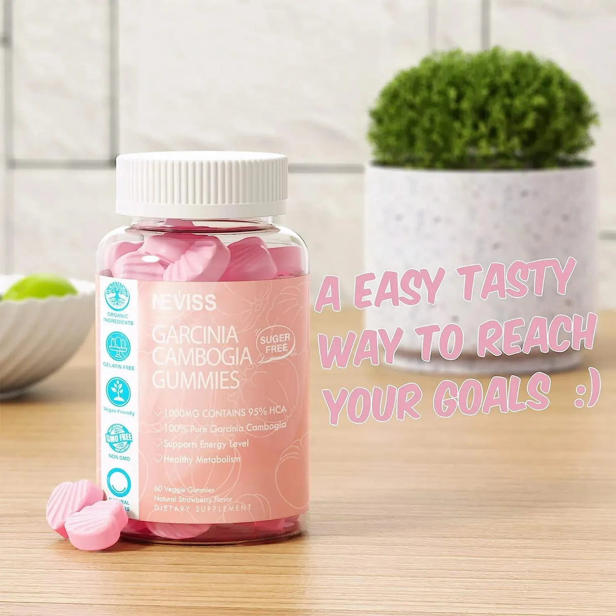 NEVISS - Neviss Sugar Free Garcinia Cambogia Gummies 1000Mg. 60 Gomitas - The Red Vitamin MX - Suplementos Alimenticios - {{ shop.shopifyCountryName }}
