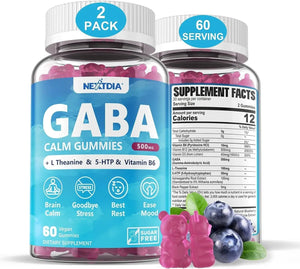 NEXTDIA - Nextdia GABA Gummies 500Mg. 60 Gomitas 2 Pack - The Red Vitamin MX - Suplementos Alimenticios - {{ shop.shopifyCountryName }}