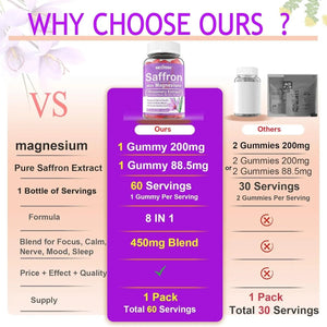 NEXTDIA - NextDia Saffron Supplements Gummies 60 Gomitas - The Red Vitamin MX - Suplementos Alimenticios - {{ shop.shopifyCountryName }}