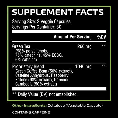NOBI NUTRITION - Nobi Nutrition Green Tea Weight Loss Pills 60 Capsulas - The Red Vitamin MX - Suplementos Alimenticios - {{ shop.shopifyCountryName }}