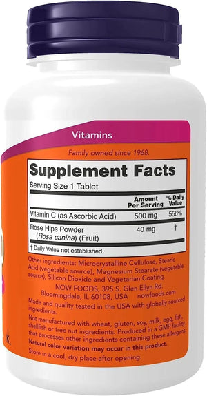 NOW SUPPLEMENTS - NOW Supplements Vitamin C-500 250 Capsulas - The Red Vitamin MX - Suplementos Alimenticios - {{ shop.shopifyCountryName }}