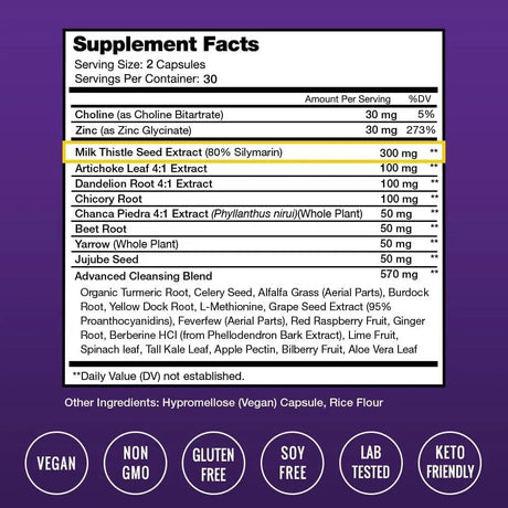 NUTRACHAMPS - NutraChamps Liver Cleanse Detox & Repair Formula 60 Capsulas - The Red Vitamin MX - Suplementos Alimenticios - {{ shop.shopifyCountryName }}