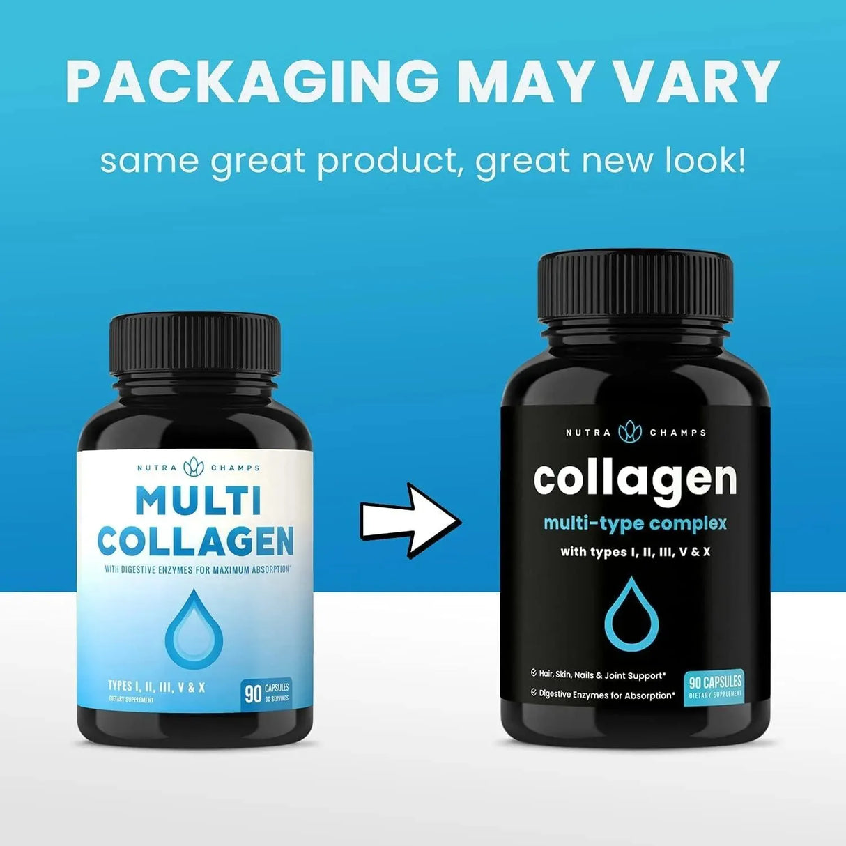 NUTRACHAMPS - NutraChamps Multi Collagen 180 Capsulas 2 Pack - The Red Vitamin MX - Suplementos Alimenticios - {{ shop.shopifyCountryName }}