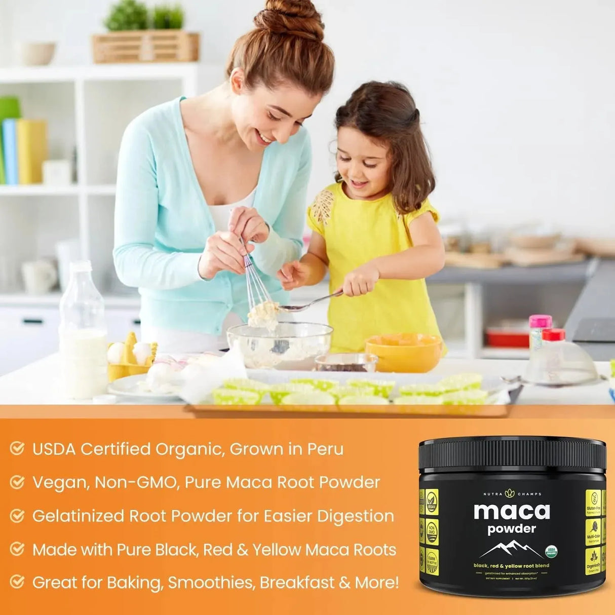 NUTRACHAMPS - NutraChamps Organic Maca Powder 227Gr. - The Red Vitamin MX - Suplementos Alimenticios - {{ shop.shopifyCountryName }}