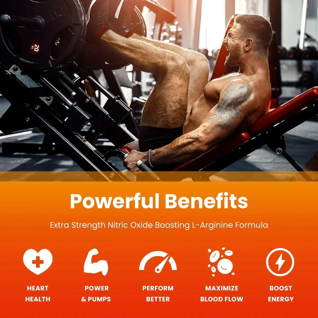 NUTRACHAMPS - NutraChamps Premium L Arginine 60 Capsulas - The Red Vitamin MX - Suplementos Alimenticios - {{ shop.shopifyCountryName }}