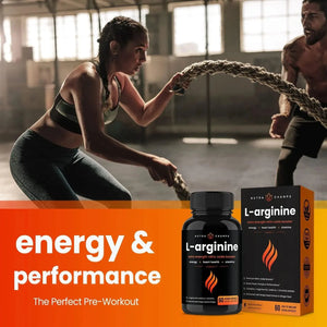 NUTRACHAMPS - NutraChamps Premium L Arginine 60 Capsulas - The Red Vitamin MX - Suplementos Alimenticios - {{ shop.shopifyCountryName }}