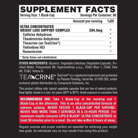NUTREX RESEARCH - Nutrex Research Lipo-6 Black Ultra Concentrate 60 Capsulas - The Red Vitamin MX - Suplementos Alimenticios - {{ shop.shopifyCountryName }}