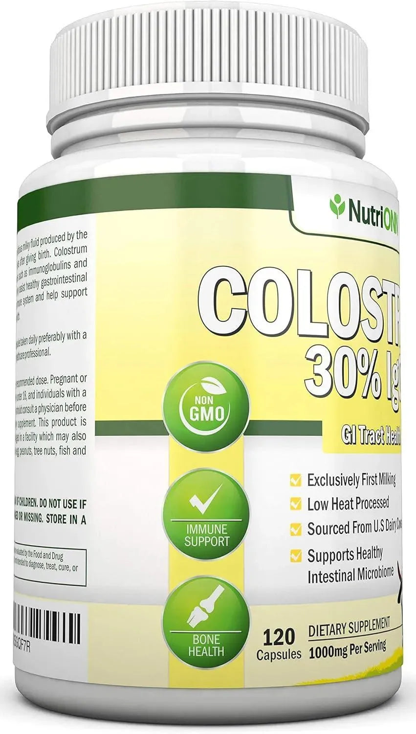 NUTRIONN - NutriONN Colostrum 1000Mg. 120 Capsulas - The Red Vitamin MX - Suplementos Alimenticios - {{ shop.shopifyCountryName }}