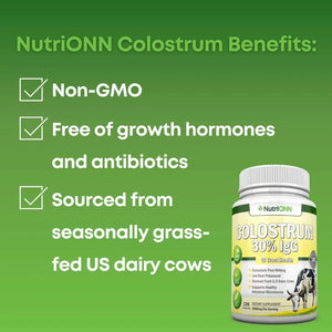 NUTRIONN - NutriONN Colostrum 1000Mg. 120 Capsulas - The Red Vitamin MX - Suplementos Alimenticios - {{ shop.shopifyCountryName }}