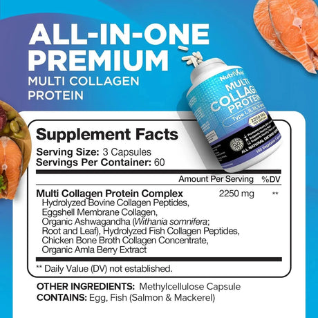 NUTRIVEIN - Nutrivein Multi Collagen 2250Mg. 180 Capsulas - The Red Vitamin MX - Suplementos Alimenticios - {{ shop.shopifyCountryName }}