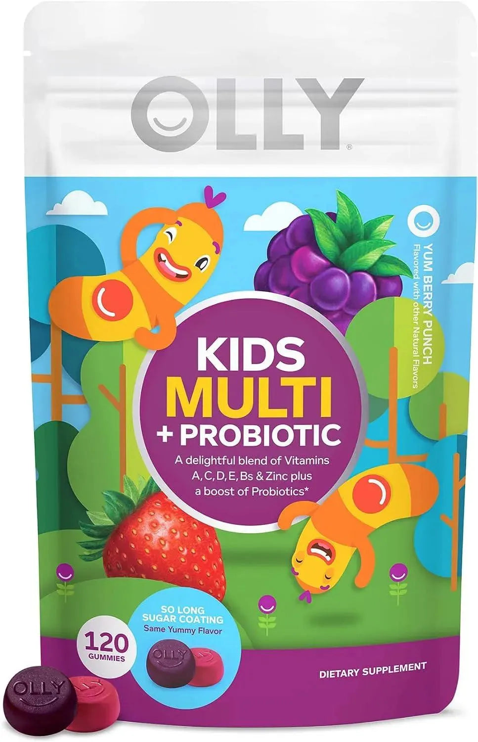 OLLY - OLLY Kid's Multivitamin + Probiotic Gummy 120 Gomitas - The Red Vitamin MX - Suplementos Alimenticios - {{ shop.shopifyCountryName }}