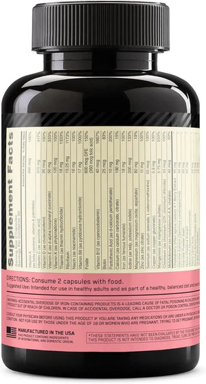 OPTIMUM NUTRITION - Optimum Nutrition Opti-Women Multivitamin 120 Capsulas - The Red Vitamin MX - Suplementos Alimenticios - {{ shop.shopifyCountryName }}