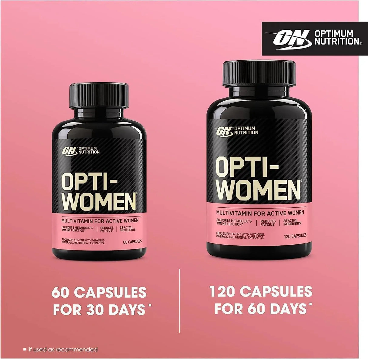 OPTIMUM NUTRITION - Optimum Nutrition Opti-Women Multivitamin 120 Capsulas - The Red Vitamin MX - Suplementos Alimenticios - {{ shop.shopifyCountryName }}