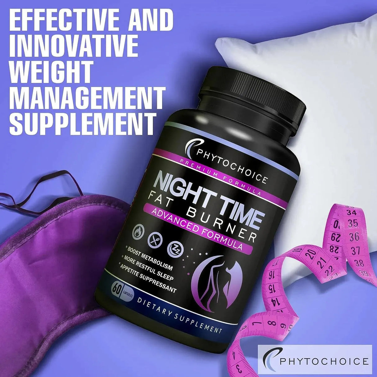 PHYTOCHOICE - PHYTOCHOICE Night Time Weight Loss Pills for Women 60 Capsulas - The Red Vitamin MX - Suplementos Alimenticios - {{ shop.shopifyCountryName }}