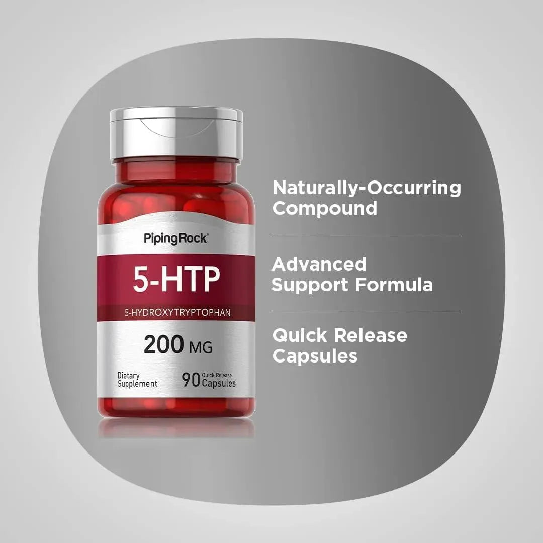 PIPING ROCK - Piping Rock 5HTP 200Mg. 90 Capsulas - The Red Vitamin MX - Suplementos Alimenticios - {{ shop.shopifyCountryName }}