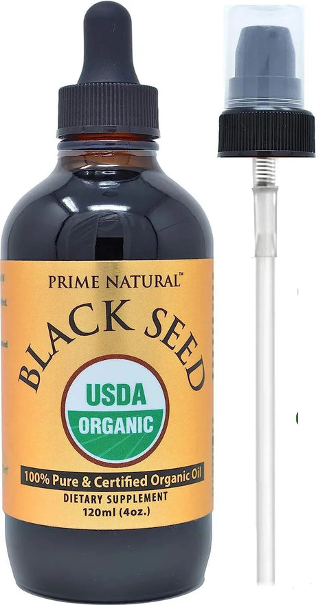 PRIME NATURAL - Prime Natural Organic Black Seed Oil 120Ml. - The Red Vitamin MX - Suplementos Alimenticios - {{ shop.shopifyCountryName }}