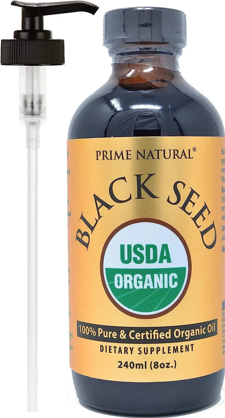 PRIME NATURAL - Prime Natural Organic Black Seed Oil 240Ml. - The Red Vitamin MX - Suplementos Alimenticios - {{ shop.shopifyCountryName }}