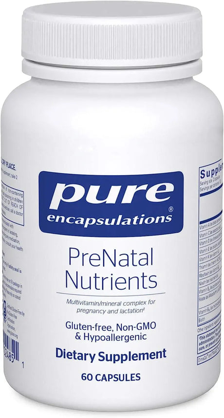 PURE ENCAPSULATIONS - Pure Encapsulations PreNatal Nutrients 60 Capsulas - The Red Vitamin MX - Suplementos Alimenticios - {{ shop.shopifyCountryName }}