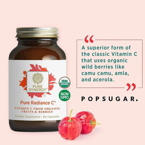 PURE SYNERGY - PURE SYNERGY Pure Radiance C 90 Capsulas - The Red Vitamin MX - Suplementos Alimenticios - {{ shop.shopifyCountryName }}