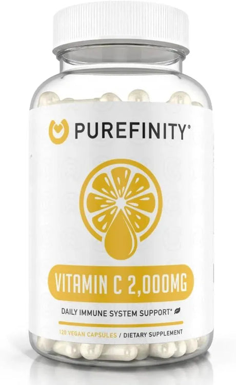 PUREFINITY - PUREFINITY Vitamin C Immune Booster 2000Mg. 120 Capsulas - The Red Vitamin MX - Suplementos Alimenticios - {{ shop.shopifyCountryName }}