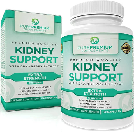 PUREPREMIUM SUPPLEMENTS - PurePremium Kidney Support 120 Capsulas - The Red Vitamin MX - Suplementos Alimenticios - {{ shop.shopifyCountryName }}