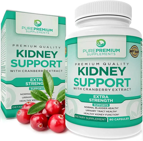 PUREPREMIUM SUPPLEMENTS - PurePremium Kidney Support 60 Capsulas - The Red Vitamin MX - Suplementos Alimenticios - {{ shop.shopifyCountryName }}