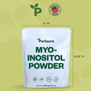 PURISURE - Purisure Myo Inositol Powder 250Gr. - The Red Vitamin MX - Suplementos Alimenticios - {{ shop.shopifyCountryName }}