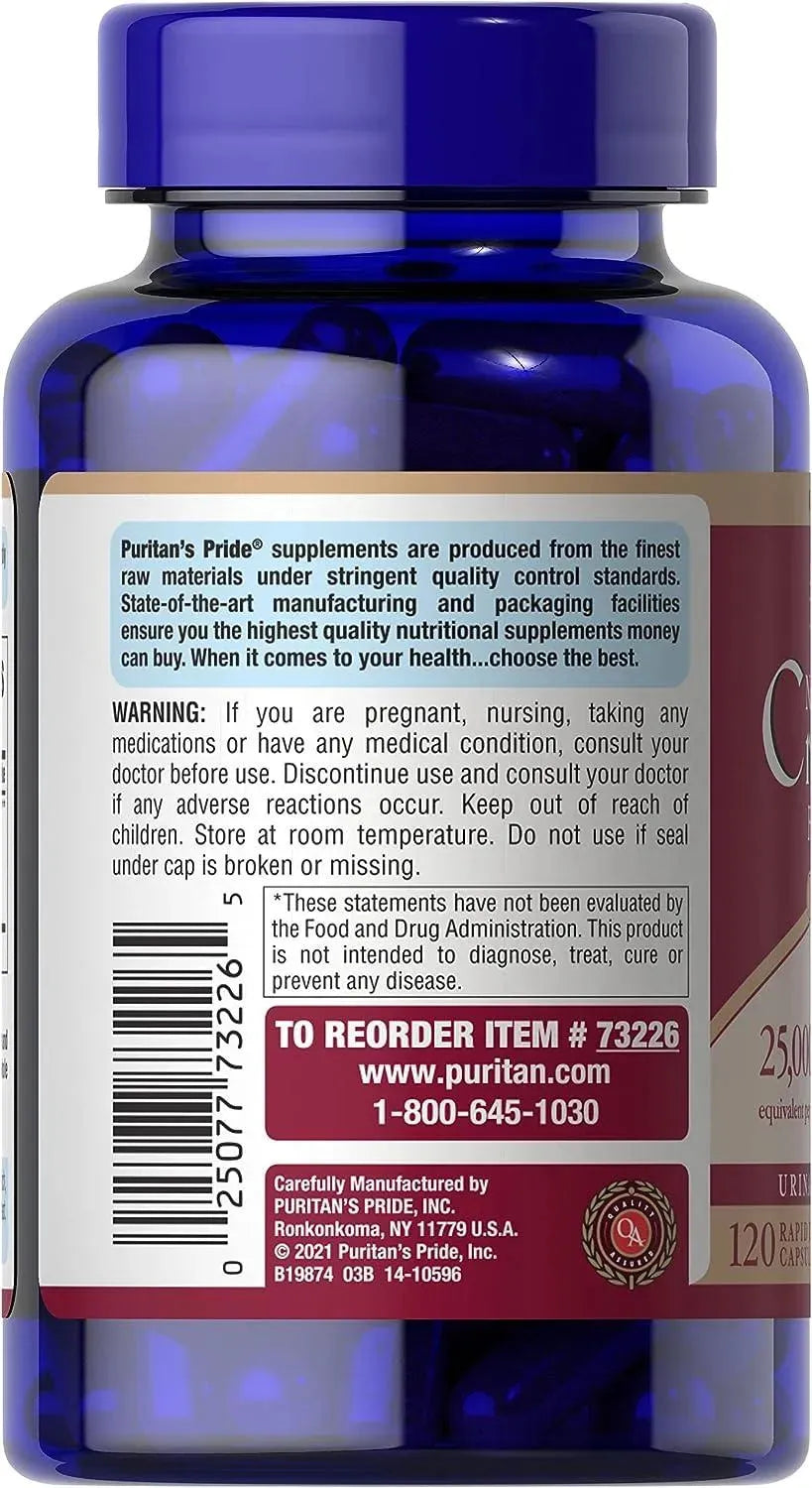 PURITAN'S PRIDE - Puritan's Pride One A Day Cranberry 240 Capsulas - The Red Vitamin MX - Suplementos Alimenticios - {{ shop.shopifyCountryName }}