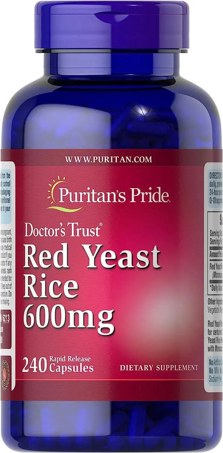 PURITAN'S PRIDE - Puritan's Pride Red Yeast Rice 600Mg. 240 Capsulas - The Red Vitamin MX - Suplementos Alimenticios - {{ shop.shopifyCountryName }}