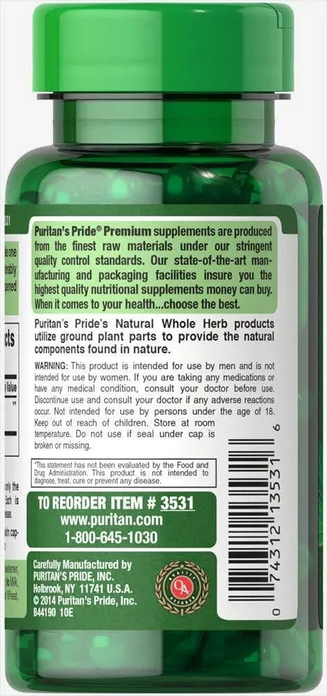 PURITAN'S PRIDE - Puritan's Pride Saw Palmetto 450Mg. 100 Capsulas - The Red Vitamin MX - Suplementos Alimenticios - {{ shop.shopifyCountryName }}