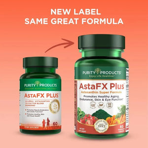 PURITY PRODUCTS - Purity Products AstaFX Plus Astaxanthin 60 Capsulas - The Red Vitamin MX - Suplementos Alimenticios - {{ shop.shopifyCountryName }}