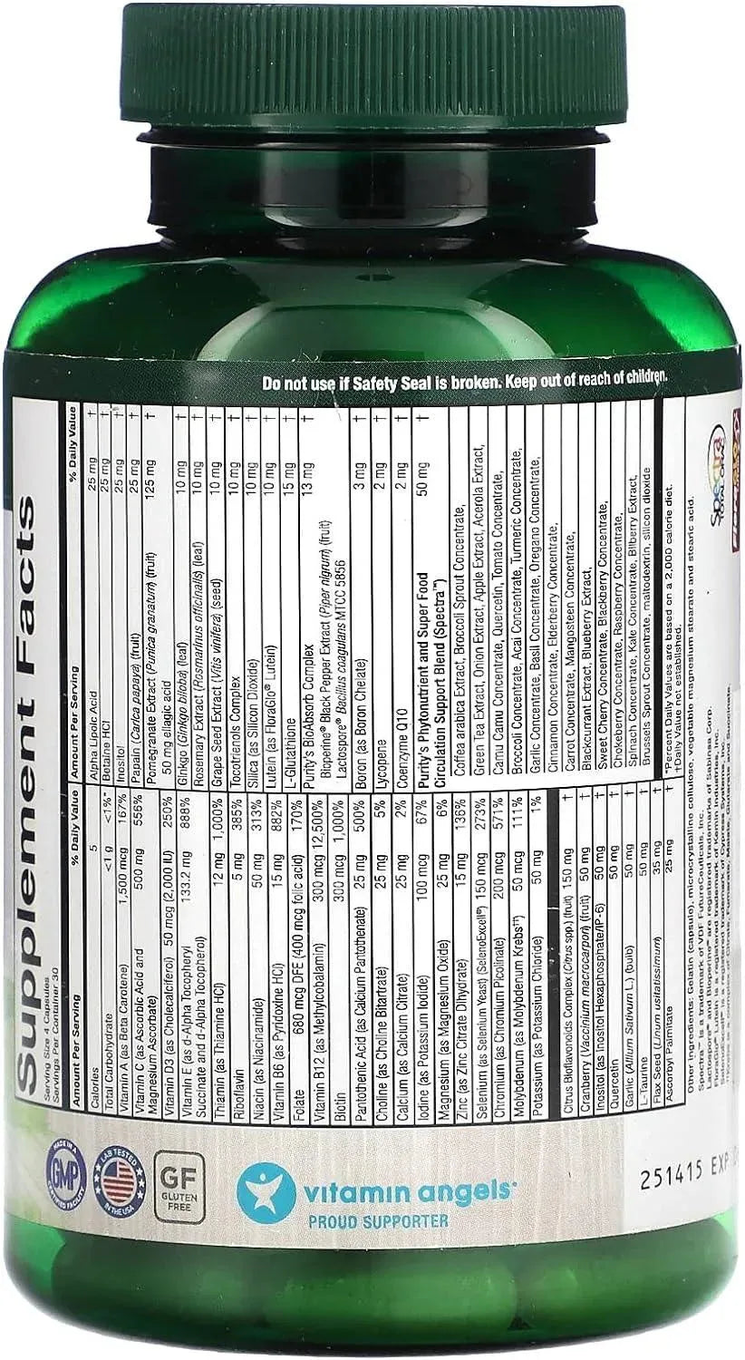 PURITY PRODUCTS - Purity Products Perfect Multi - Multivitamin 120 Capsulas - The Red Vitamin MX - Suplementos Alimenticios - {{ shop.shopifyCountryName }}