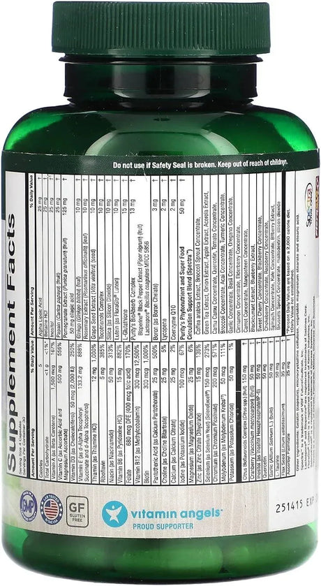 PURITY PRODUCTS - Purity Products Perfect Multi - Multivitamin 120 Capsulas - The Red Vitamin MX - Suplementos Alimenticios - {{ shop.shopifyCountryName }}