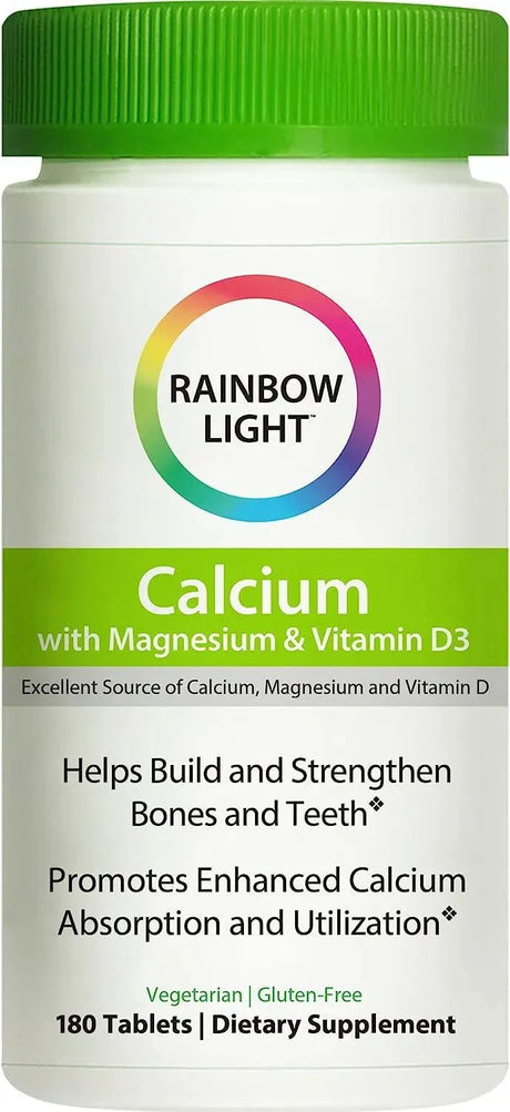 RAINBOW LIGHT - Rainbow Light Calcium With Magnesium and Vitamin D3 180 Tabletas - The Red Vitamin MX - Suplementos Alimenticios - {{ shop.shopifyCountryName }}